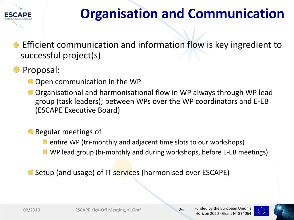 organisation and communication