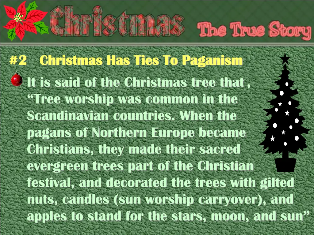 2 christmas has ties to paganism 2 christmas 3