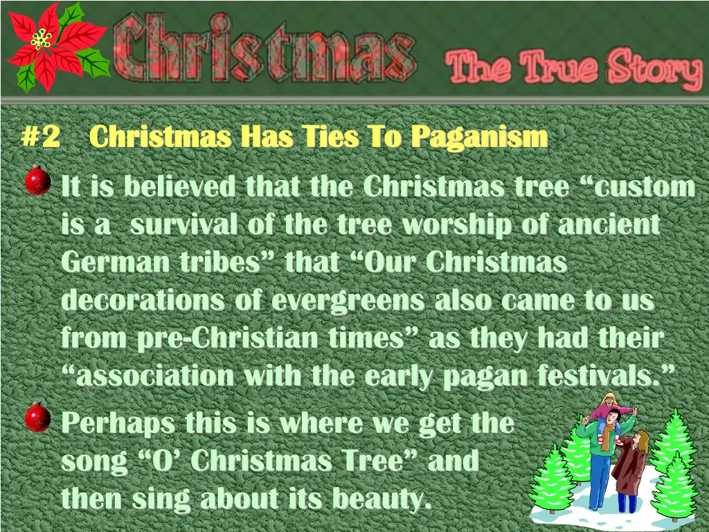 2 christmas has ties to paganism 2 christmas 4