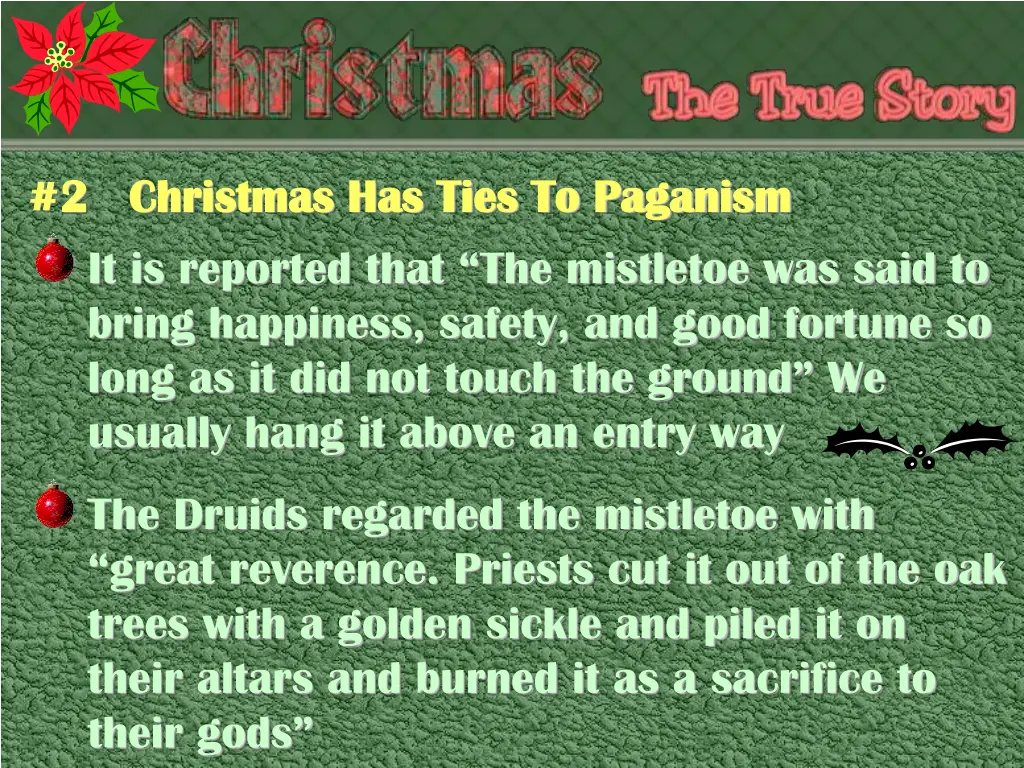 2 christmas has ties to paganism 2 christmas 6