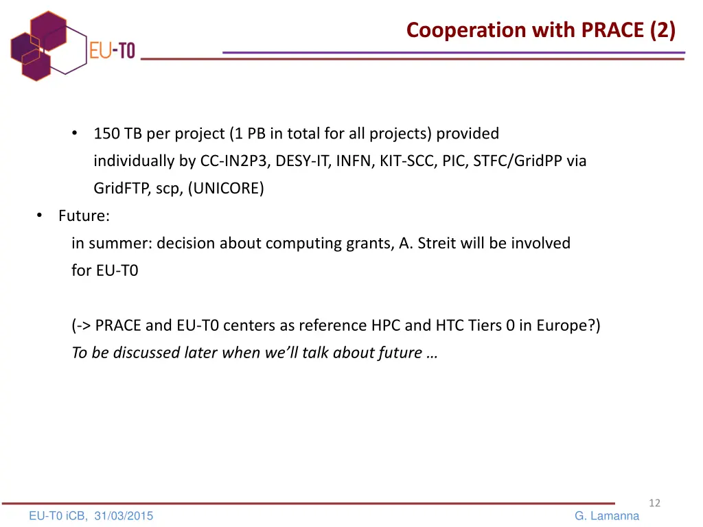 cooperation with prace 2