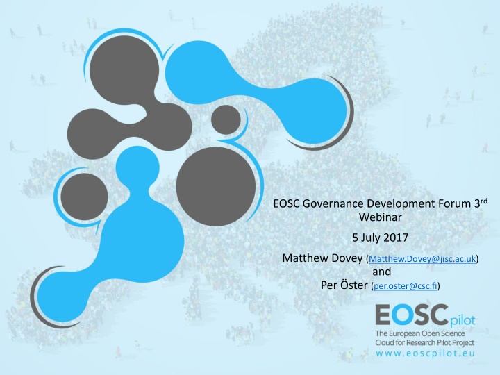 eosc governance development forum 3 rd webinar