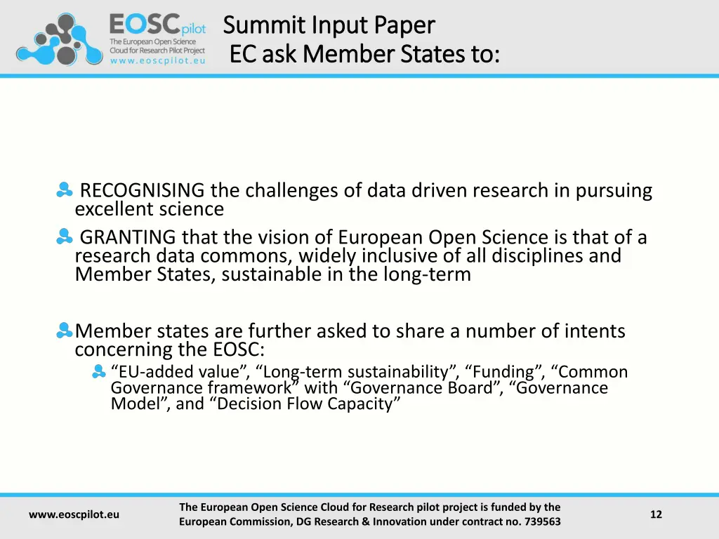 summit input paper summit input paper