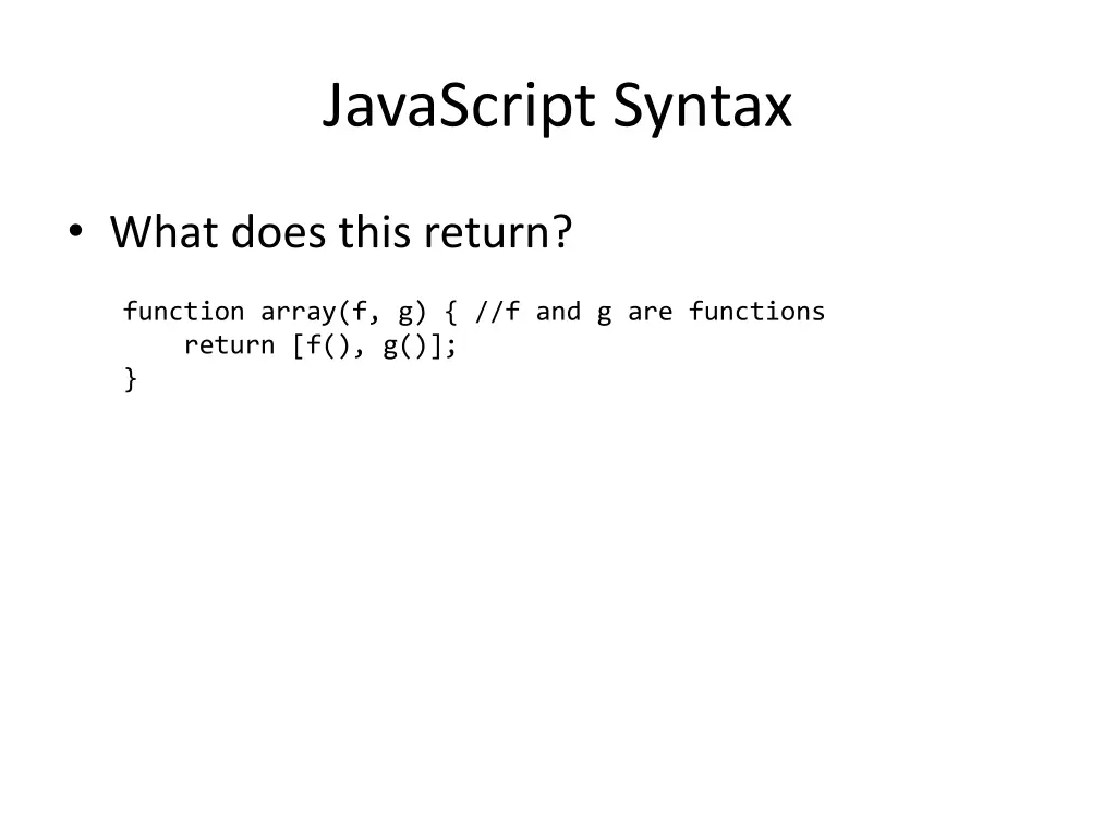 javascript syntax 2