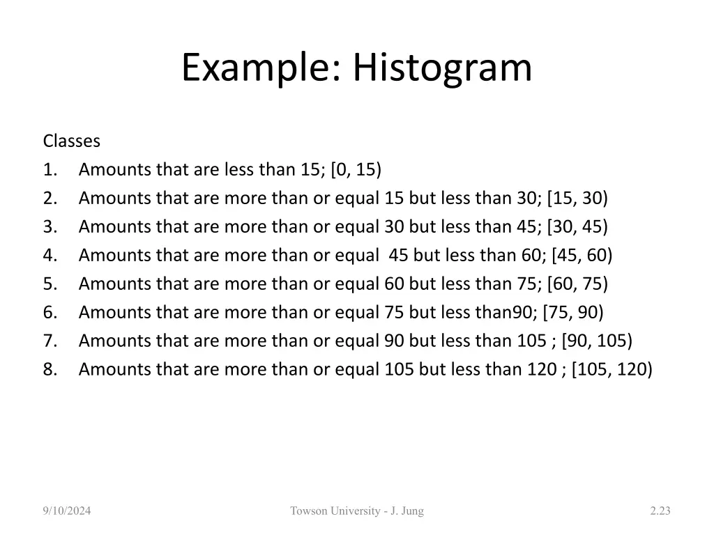 example histogram 1