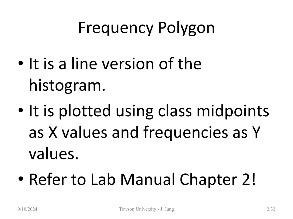 frequency polygon