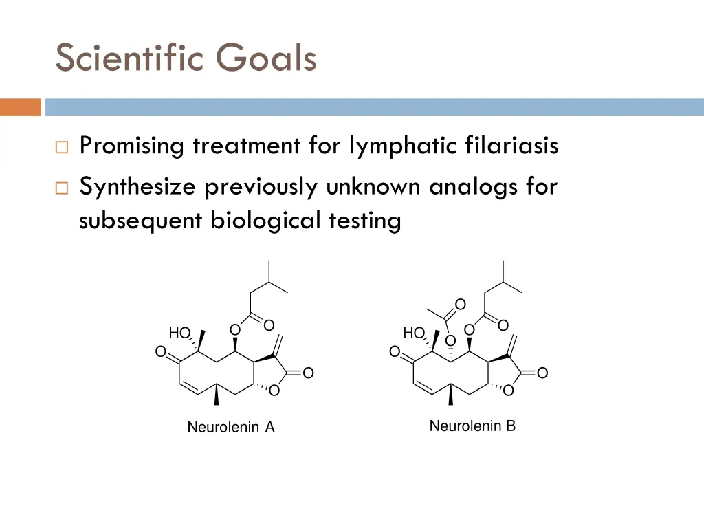 scientific goals