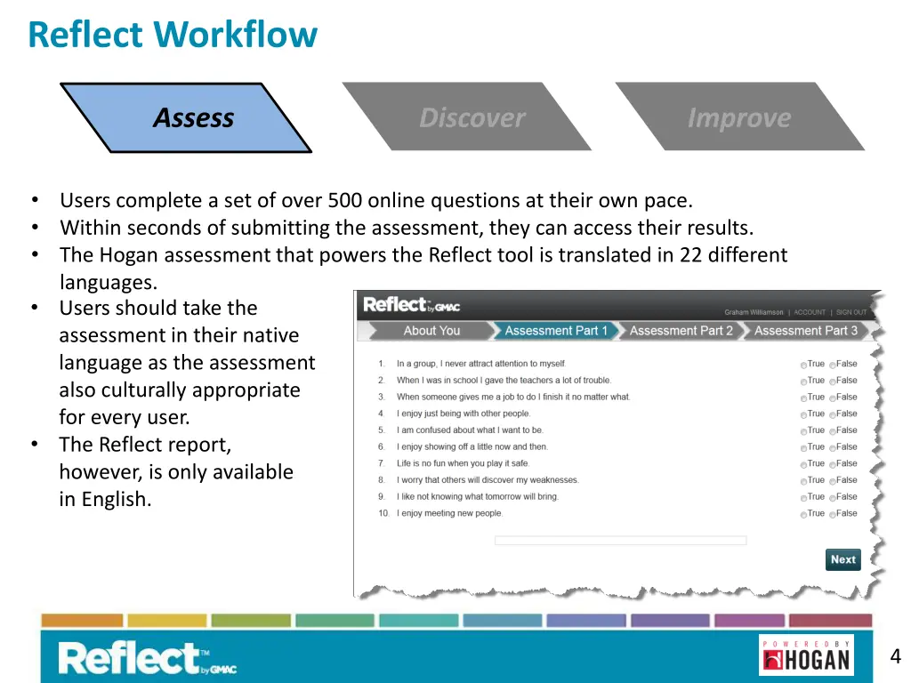 reflect workflow