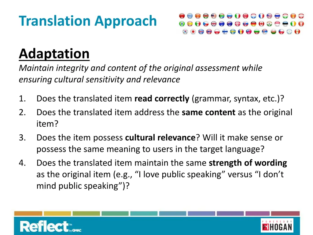 translation approach