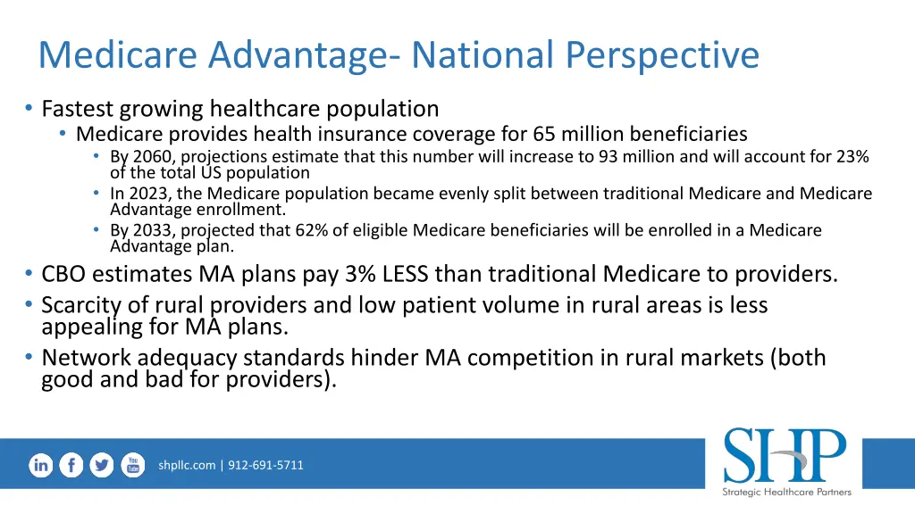 medicare advantage national perspective