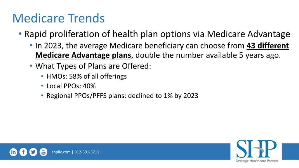 medicare trends rapid proliferation of health