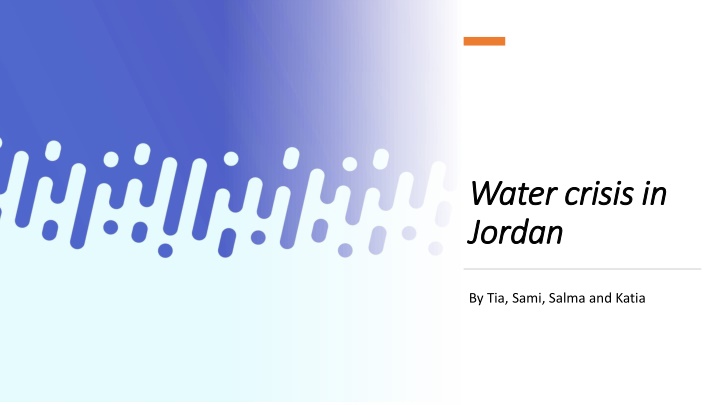 water crisis in water crisis in jordan jordan