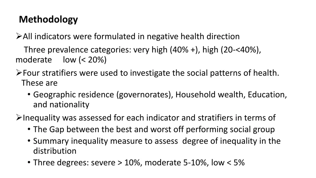 methodology