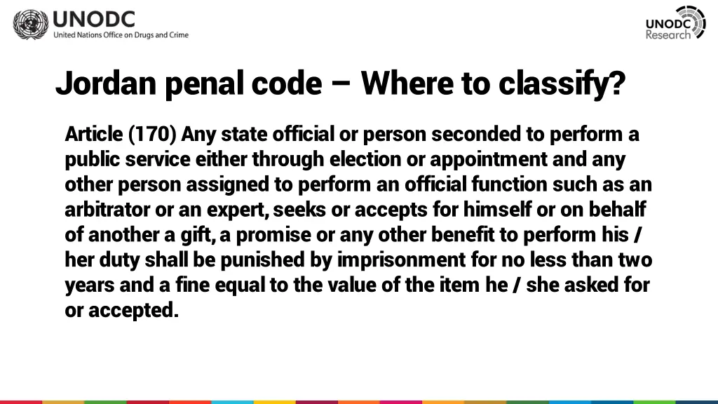 jordan penal code where to classify 7