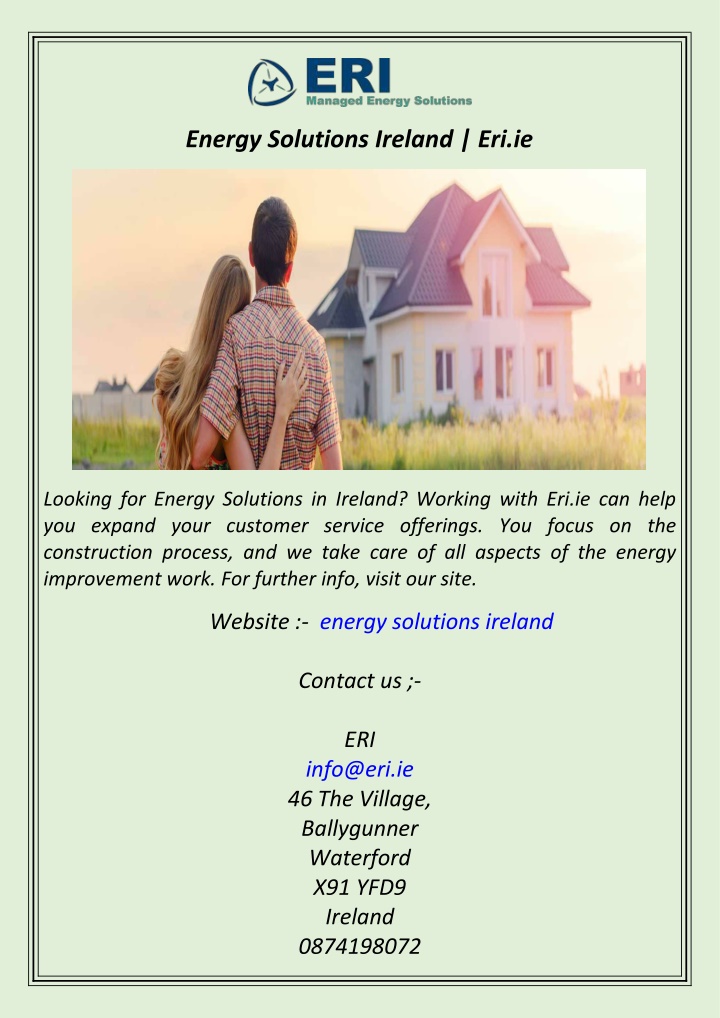 energy solutions ireland eri ie