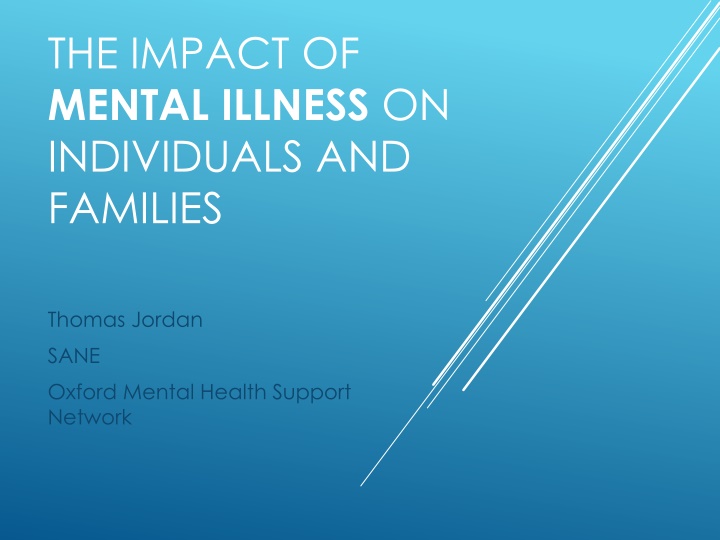 the impact of mental illness on individuals