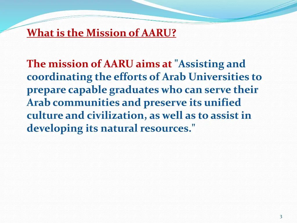 what is the mission of aaru