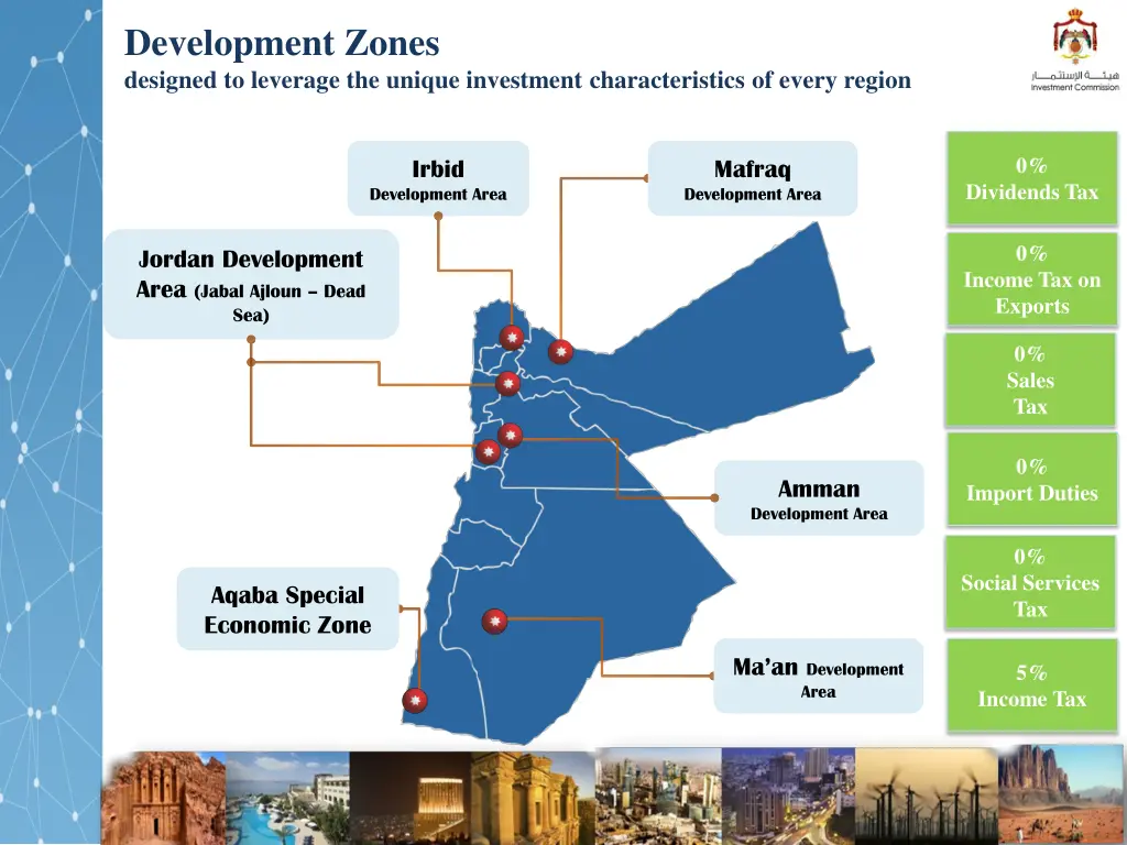 development zones designed to leverage the unique