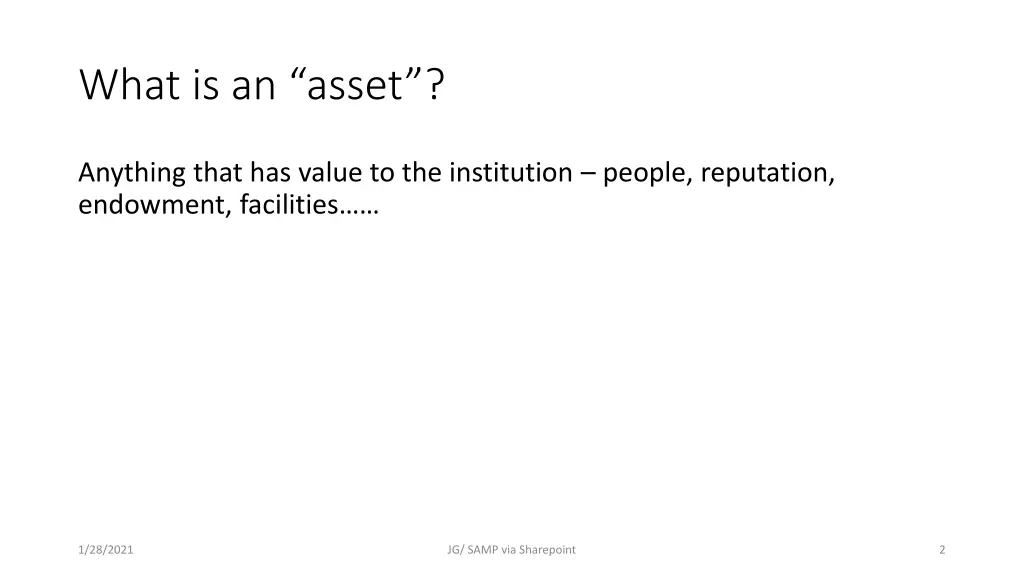 what is an asset