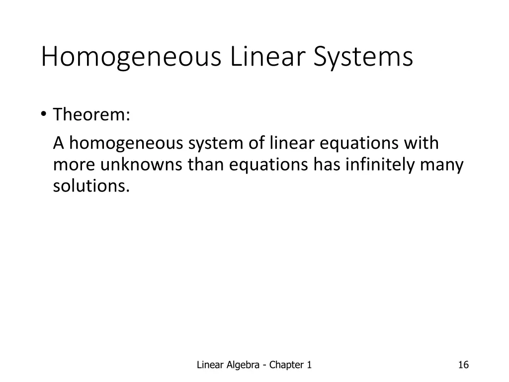 homogeneous linear systems 3