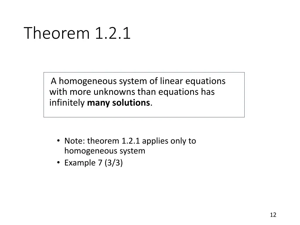 theorem 1 2 1