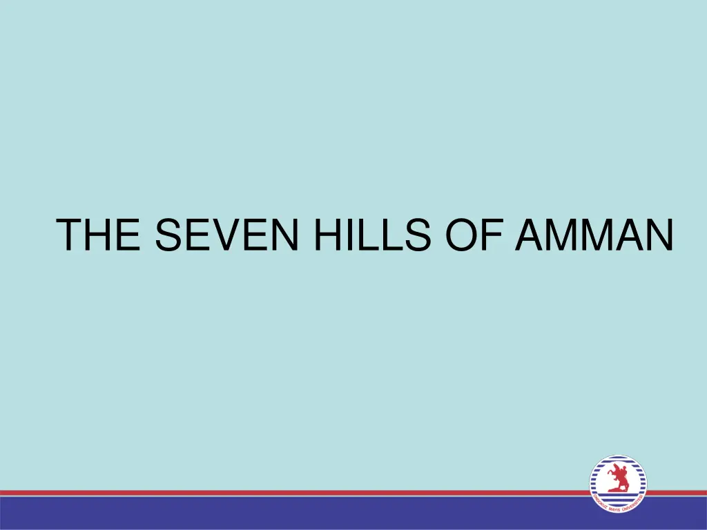 the seven hills of amman