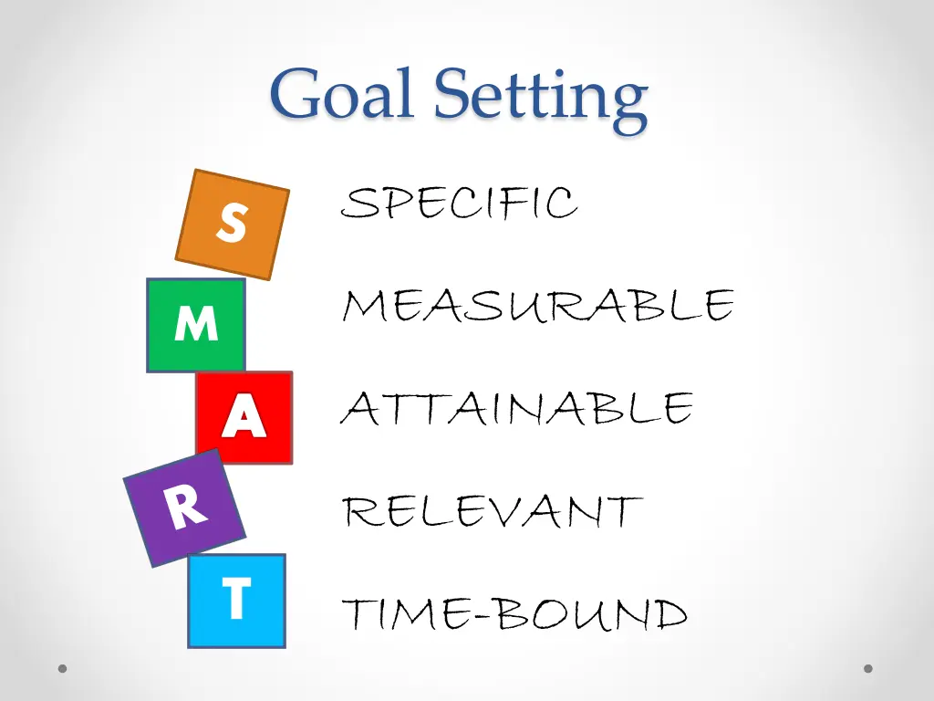 goal setting