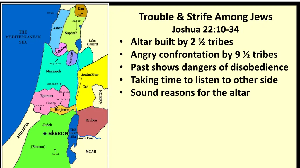 trouble strife among jews joshua 22 10 34 altar 4