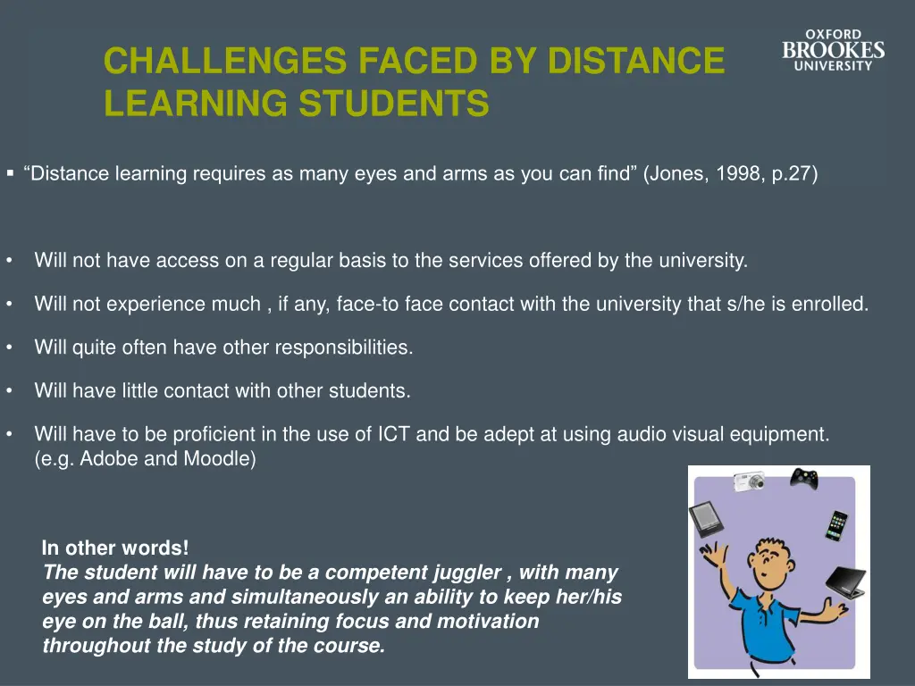 challenges faced by distance learning students