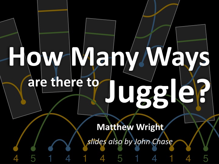 how many ways are there to juggle