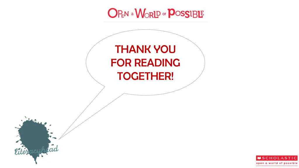 thank you for reading together