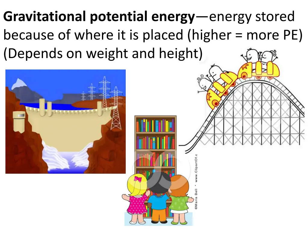 gravitational potential energy energy stored