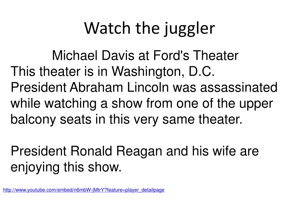 watch the juggler