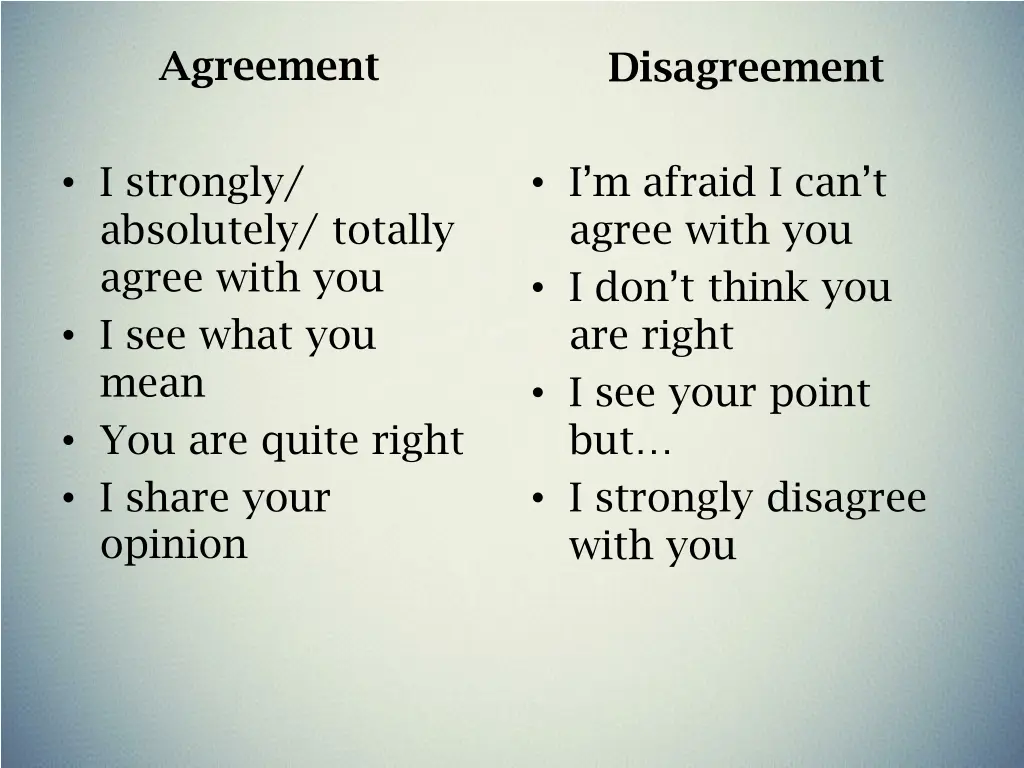 agreement