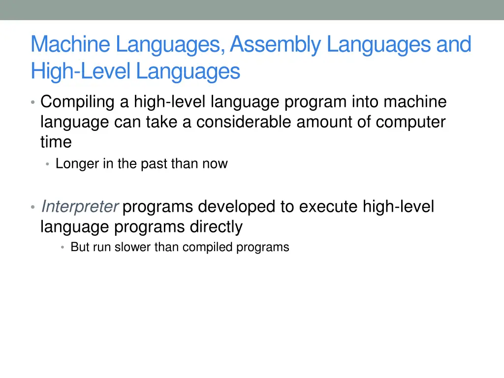 machine languages assembly languages and high 2