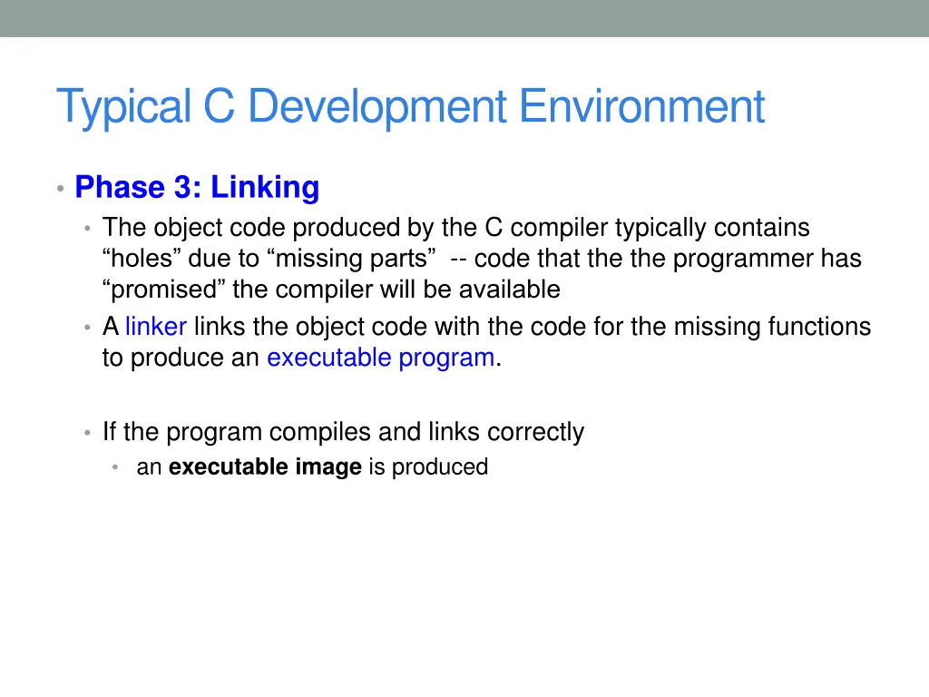 typical c development environment 2