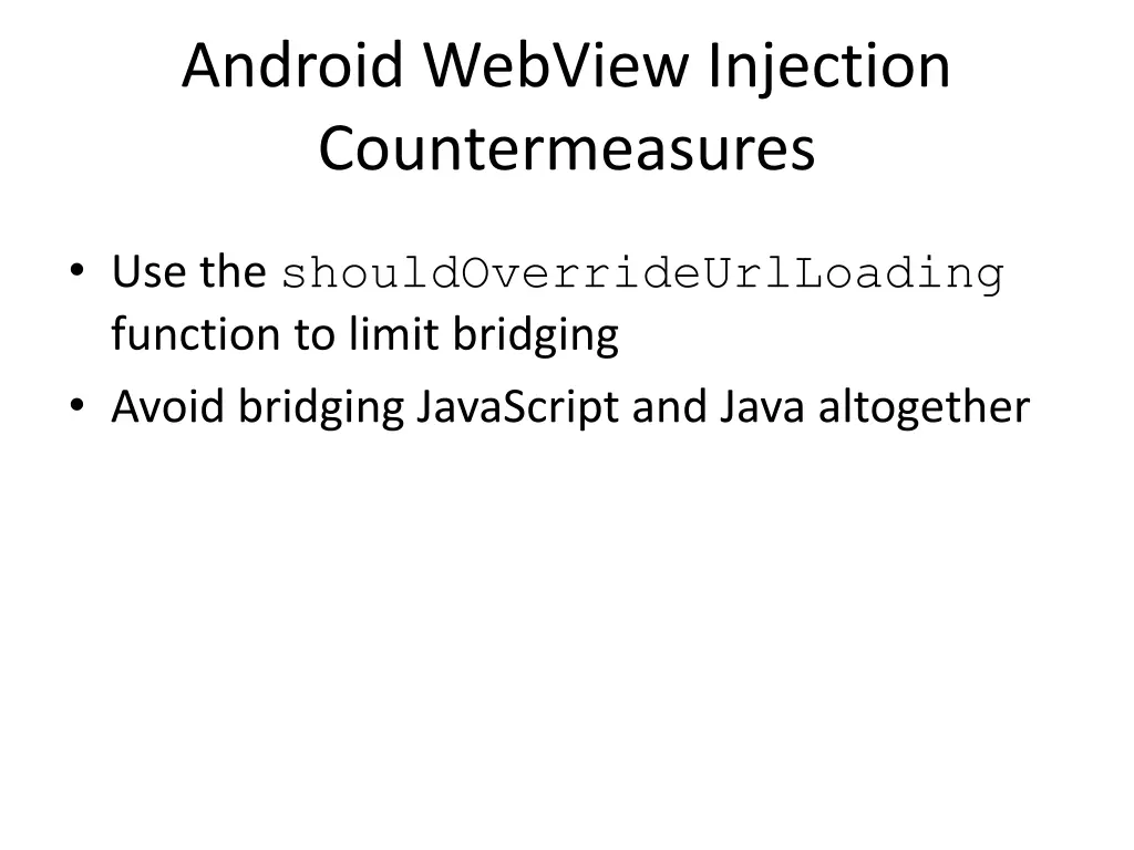 android webview injection countermeasures 1