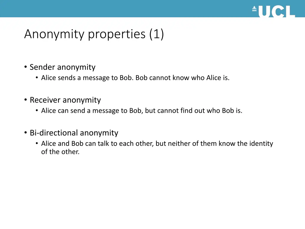 anonymity properties 1