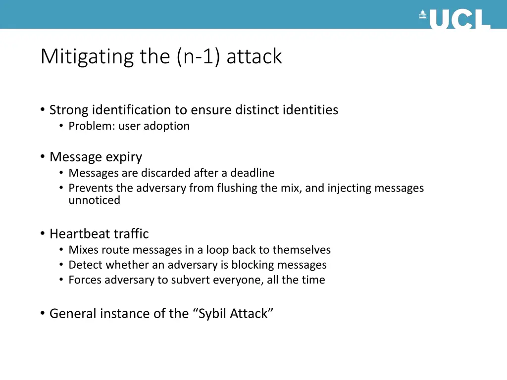 mitigating the n 1 attack