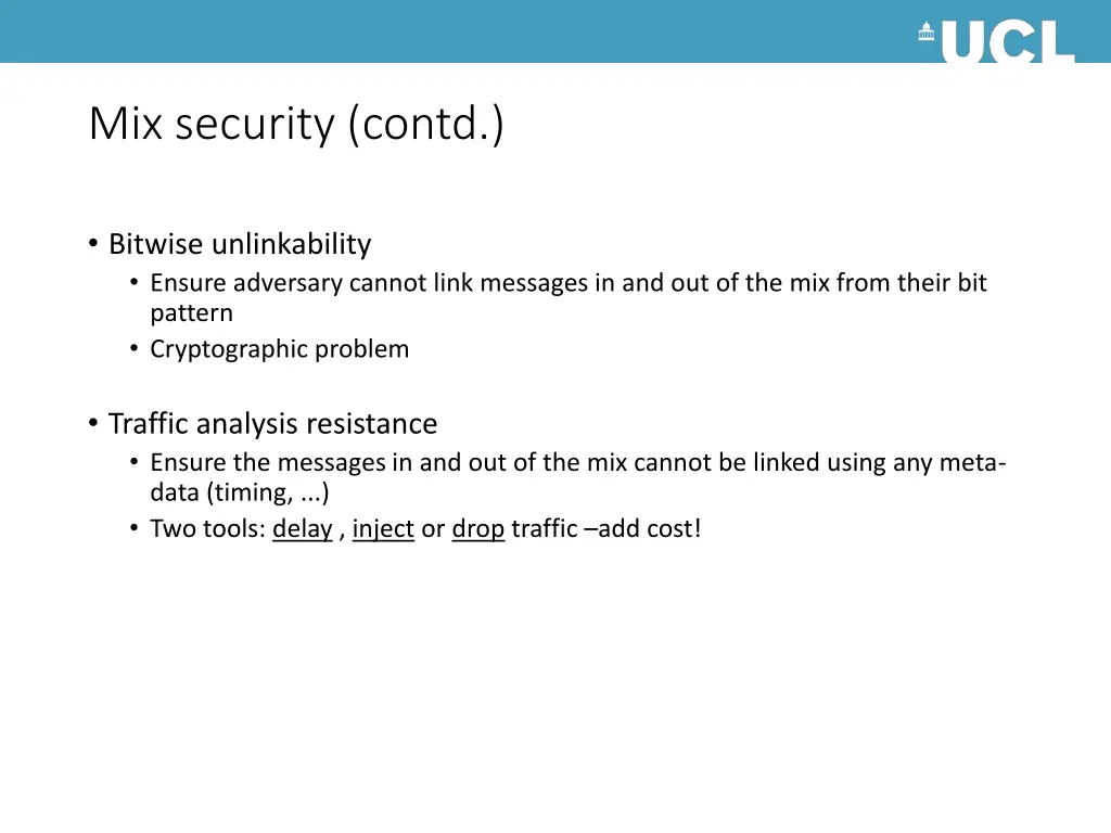 mix security contd