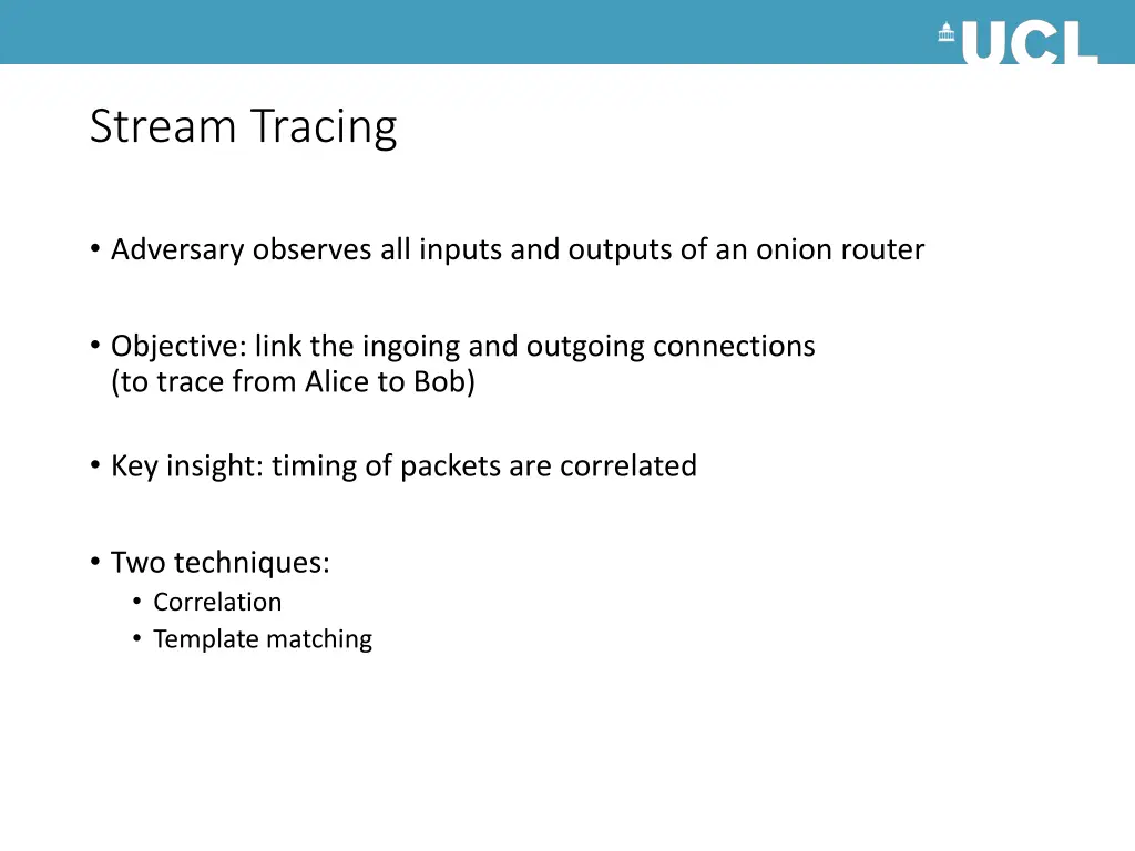 stream tracing