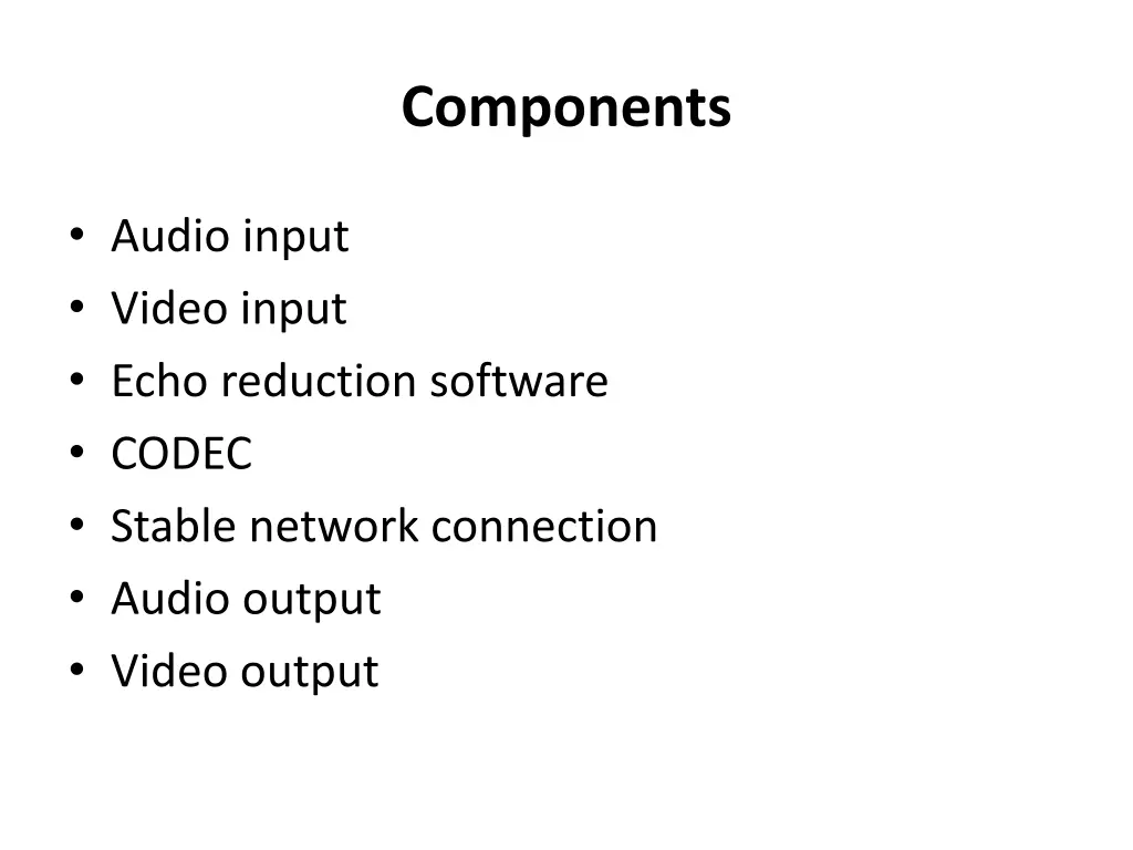 components