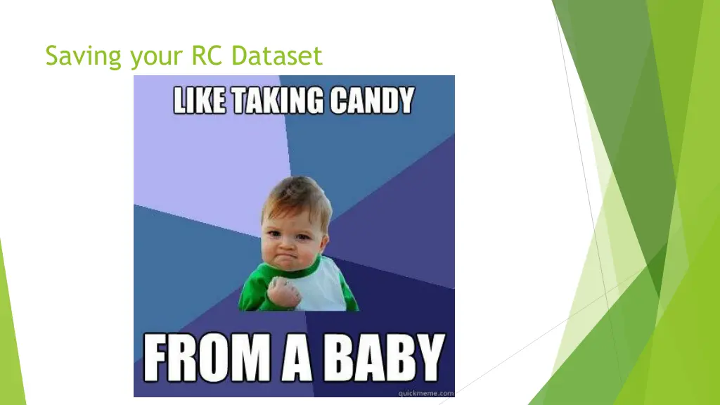 saving your rc dataset 2