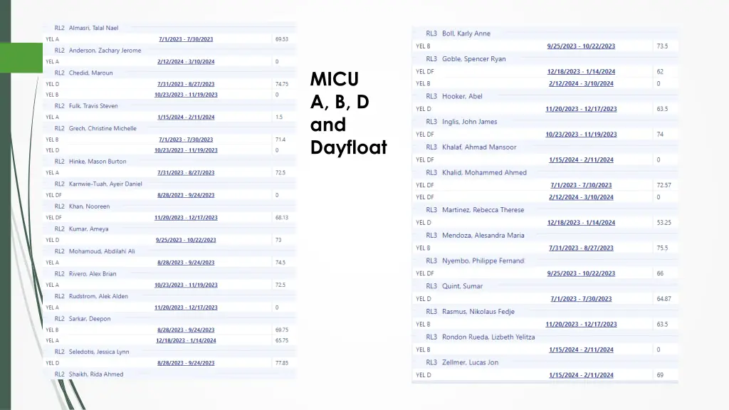 micu a b d and dayfloat