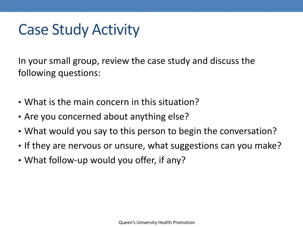 case study activity