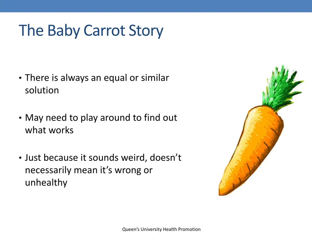 the baby carrot story