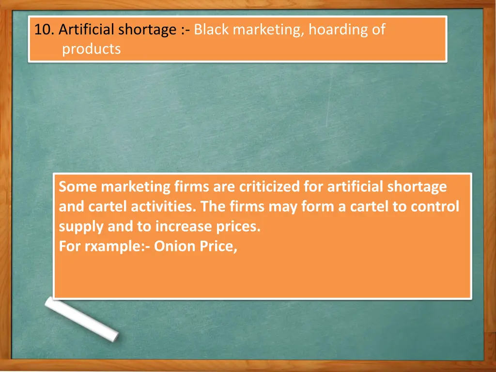 10 artificial shortage black marketing hoarding