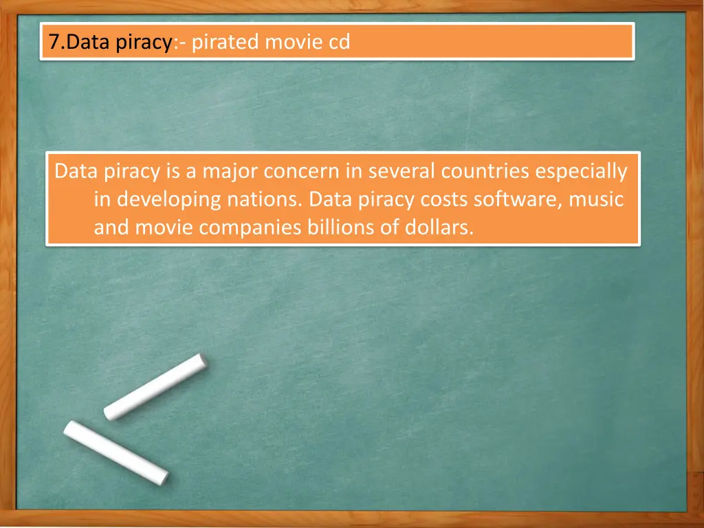 7 data piracy pirated movie cd