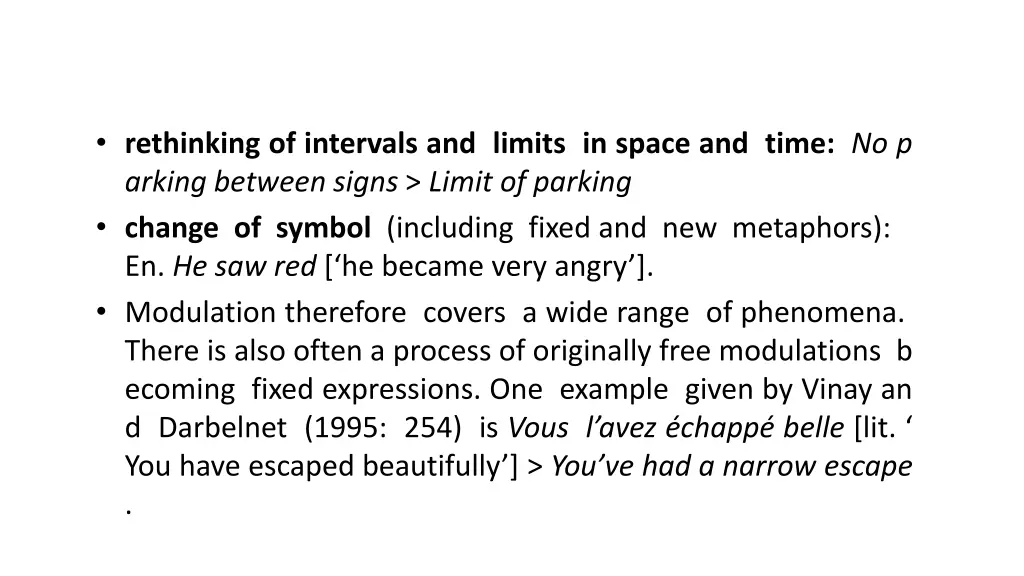 rethinking of intervals and limits in space