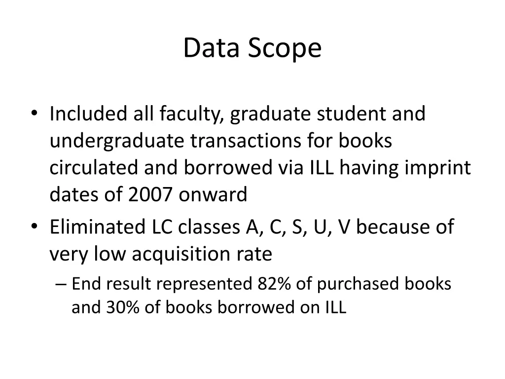 data scope